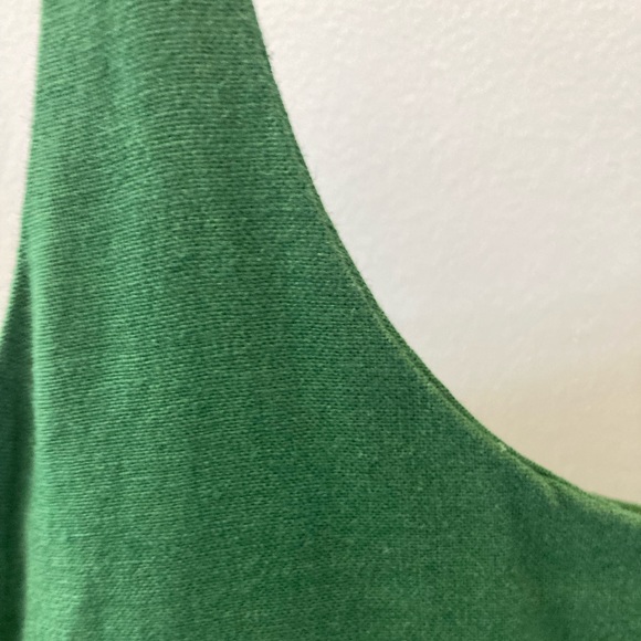 Green Linen sundress size medium - Picture 2 of 3